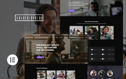 Radiola - Radio Station & Podcaster WordPress Theme