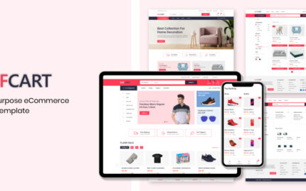 RafCart - Multipurpose eCommerce Tailwind HTML Template Website Template