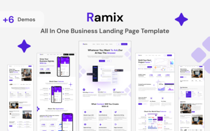 Ramix - Multi-purpose Business Responsive Landing Page Template