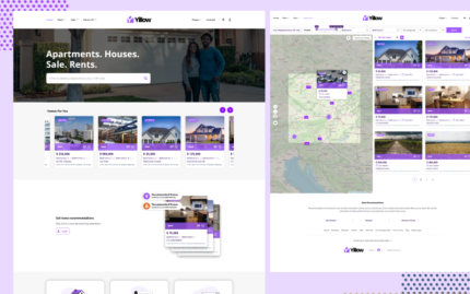 Real Estate WordPress Theme Yillow