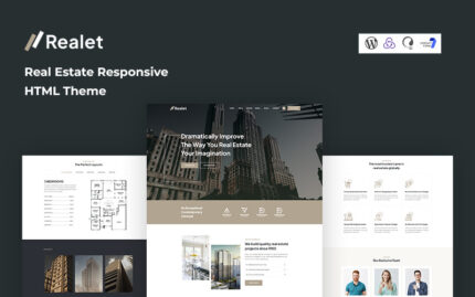 Realet – Real Estate Best Website Template