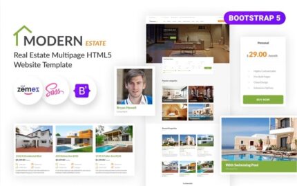 RealHouse - Real Estate Multipage HTML5 Website Template