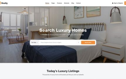 Realty - Real Estate WordPress Theme