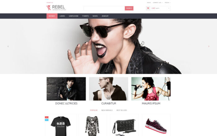 Rebel PrestaShop Theme