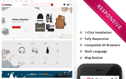 Reshop - Mega Shop Responsive WooCommerce Theme