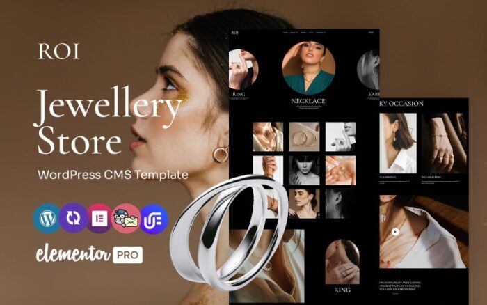 Roi - Jewellery Design Shop Multipurpose WordPress Elementor Theme WordPress Theme