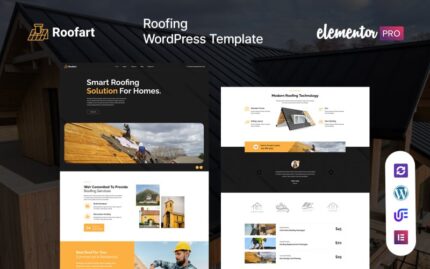 Roofart - Roofing Company Responsive WordPress Theme