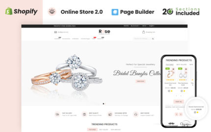 Rose Jewellery Shopify Theme