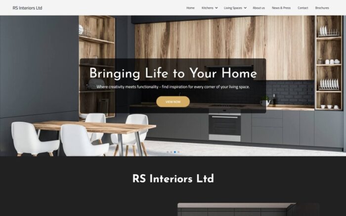 RS Interiors Ltd | Kitchen Designers HTML Website Template