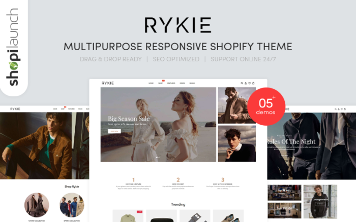 Rykie - Multipurpose Responsive Shopify Theme