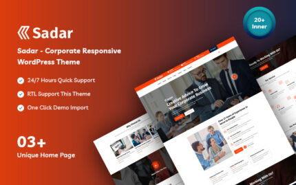 Sadar Corporate & Business WordPress Theme