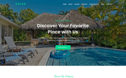 Safar - Tour and Travel Agency WordPress Theme