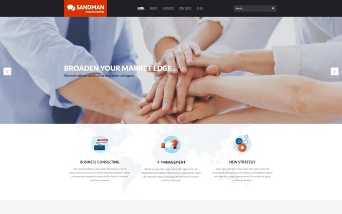 Sandman - Business Multipurpose Modern WordPress Elementor Theme WordPress Theme