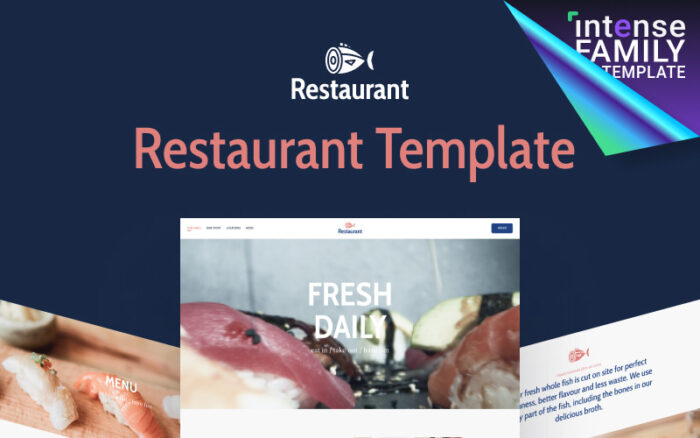 Seabay - Local Seafood Restaurant Website Template