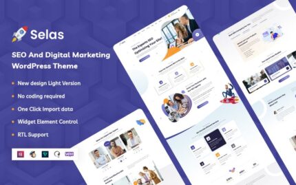 Selas - SEO And Digital Marketing WordPress Theme