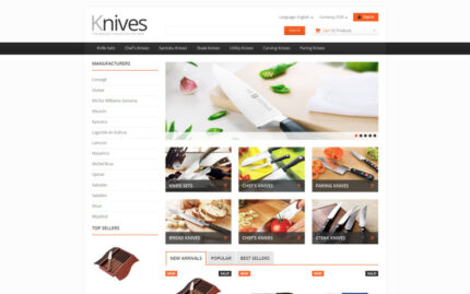 Selling Knives PrestaShop Theme