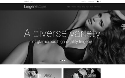 Selling Lingerie PrestaShop Theme