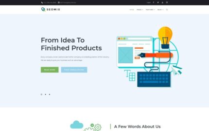 SEOmix - SEO Company WordPress Theme