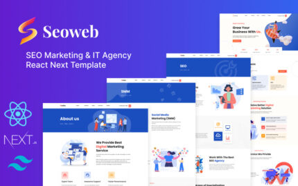 Seoweb -SEO Marketing & IT Services React Next Template Website Template