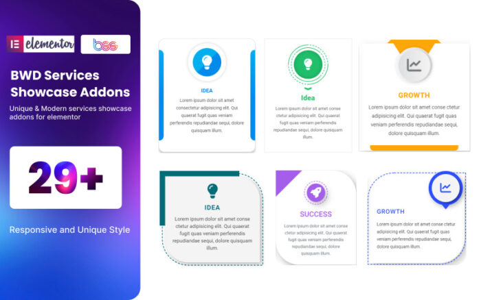 Services Showcase WordPress Plugin For Elementor