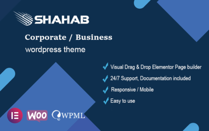 Shahab - Corporate and Business WordPress Theme