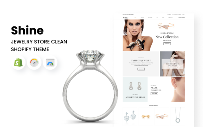 Shine & Sparkle - Jewelry Store Clean Shopify Theme