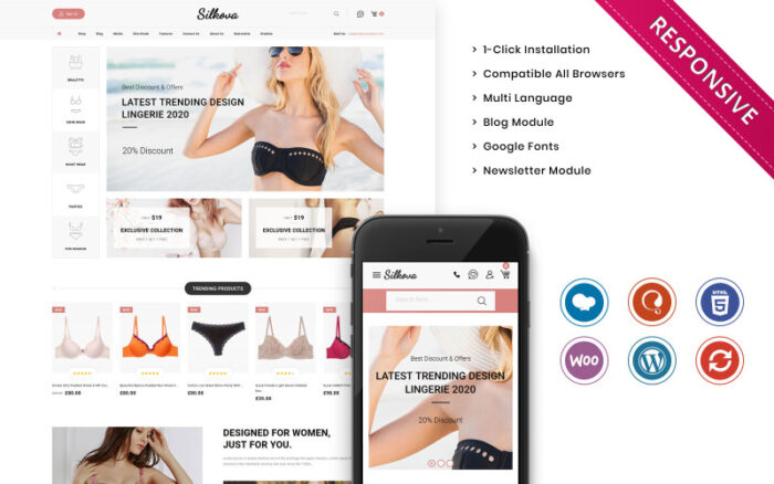 Silkova - The Ladies Wear Woocommerce Responsive WooCommerce Theme