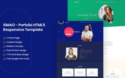 SIMAO V1.1- Porfolio HTML5 Responsive Landing Page Template