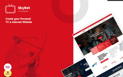 Skynet - Broadband Tv and Internet Provider WordPress Theme