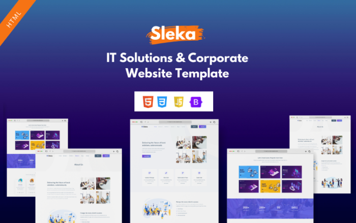 Sleka - IT Solutions & Corporate Website Template