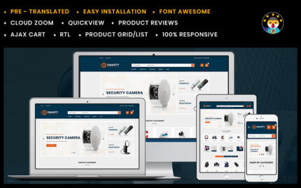 Smarty Electronics Prestashop Theme PrestaShop Theme