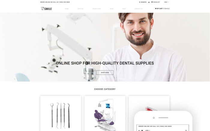 Smile - Dentistry eCommerce Clean Shopify Theme