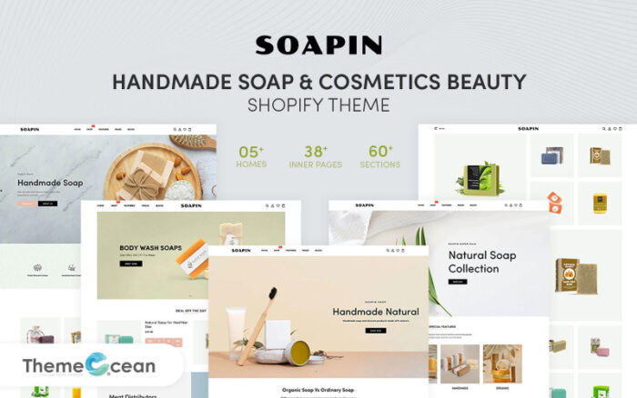 Soapin - Handmade Soap & Cosmetics Beauty Shopify Theme