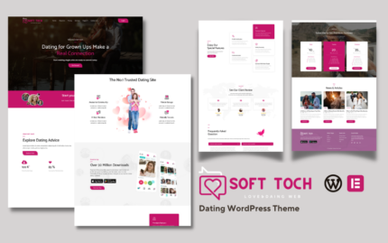 Soft Touch - Dating & Love WordPress Theme