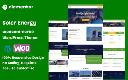 Solar Energy WooCommerce WordPress Theme WooCommerce Theme