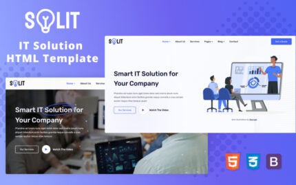 Solit - IT Solution HTML Template Website Template