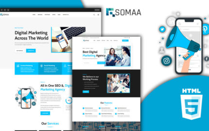 Somaa Easy Startup HTML5 Website Template