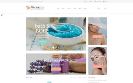 Spa Accessories Responsive OpenCart Template