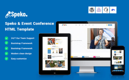 Speko - Event Conference Website Template