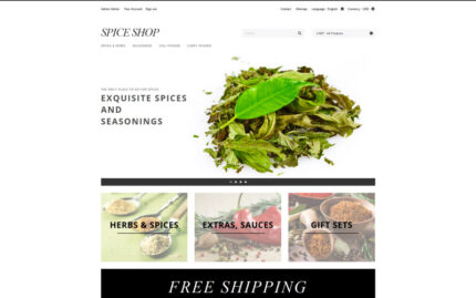 Spices and Seasonings PrestaShop Theme