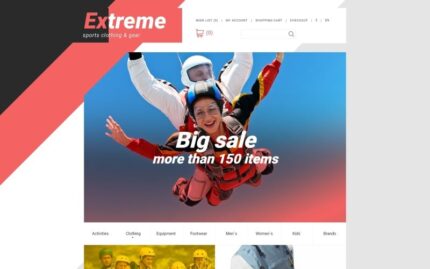 Sports Store OpenCart Template