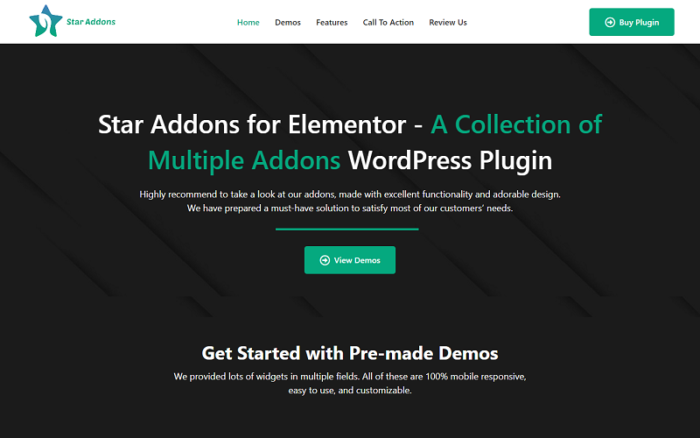 Star Addons for Elementor - Free WordPress Addons and Widgets Plugin for Elementor Website Builder WordPress Plugin