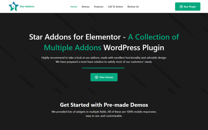 Star Addons for Elementor - WordPress Addons and Widgets Plugin for Elementor Website Builder WordPress Plugin