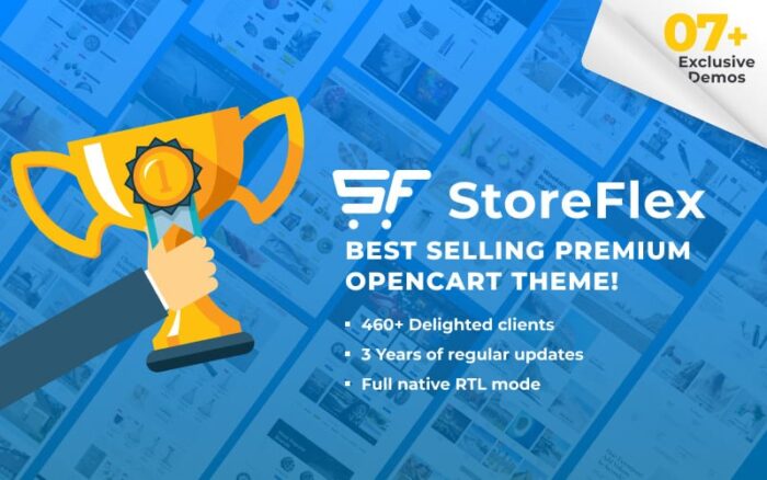 StoreFlex - Responsive Multipurpose Template + RTL OpenCart Template