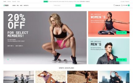 Strem - Sports Store ECommerce Minimal Elementor WooCommerce Theme