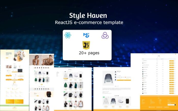 Style Haven - ReactJS E-commerce template Website Template