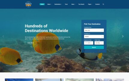 Summer Trip Website Template