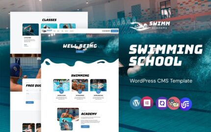 Swimm - Swimming Academy WordPress Elementor Theme WordPress Theme