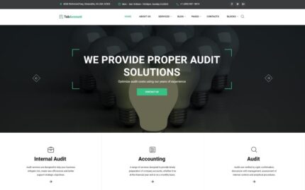 TabAccount - Audit Ready-to-Use Website Template