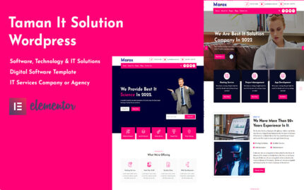 Taman - Technology and IT Solutions Theme WordPress Theme